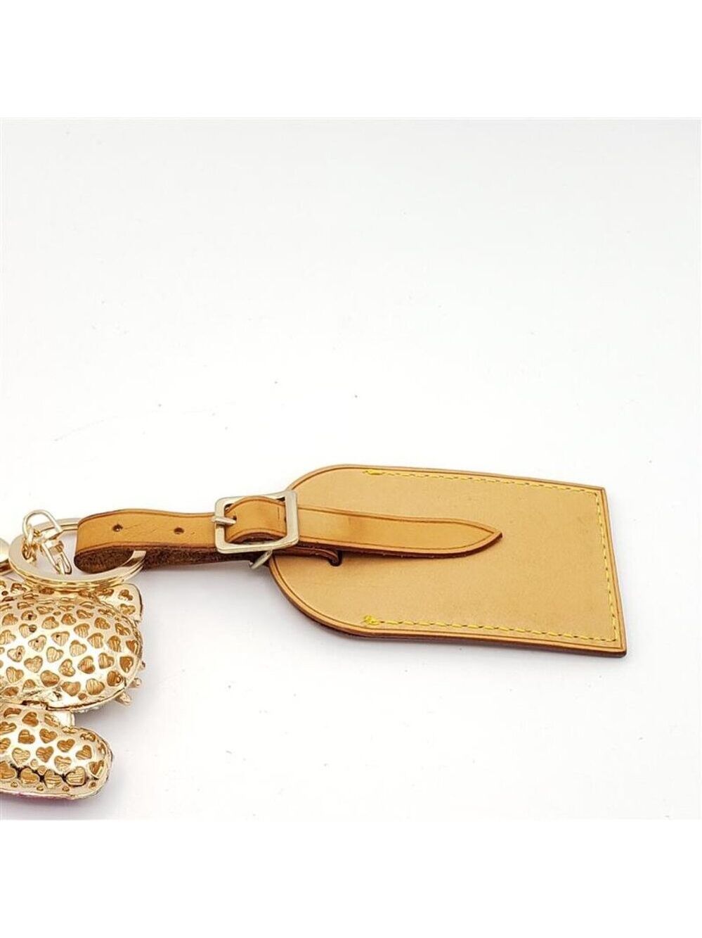 Authentic Louis Vuitton Luggage Nametag with Unbranded Keycharm - Picture 7 of 15
